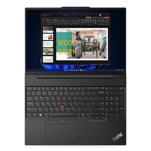 Powystawowy Lenovo ThinkPad E16 G1 Core i5 1335U (13-gen.) / 24 GB / 480 SSD / 16" WUXGA / Win 11 Pro