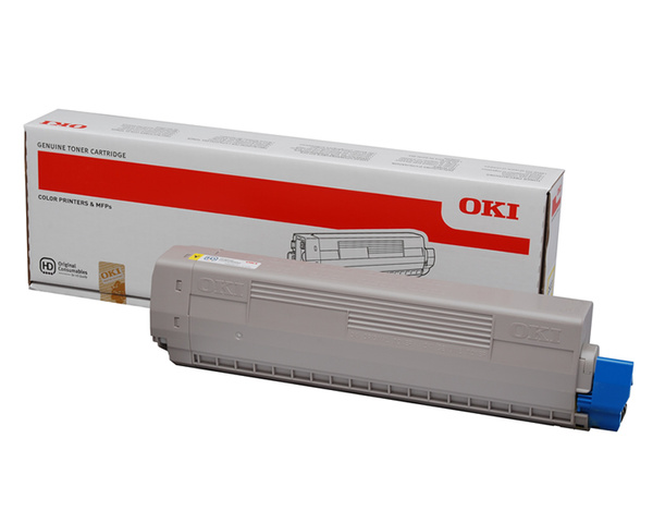 Oryginalny Toner 46490605 do OKI 6k Yellow 