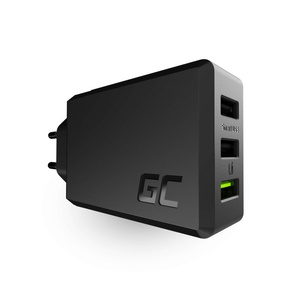 Ładowarka sieciowa GreenCell ChargeSource 3 / 3 x USB / 30W / CHARGC03