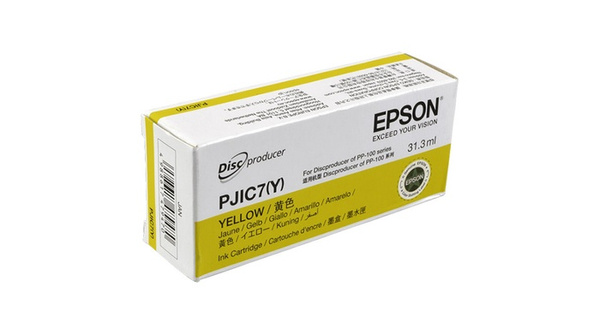 Epson PP-100 (PJIC7, C13S020692) 31,5ml Yellow do Epson Discproducer PP100 PP50 Tusz Oryginalny