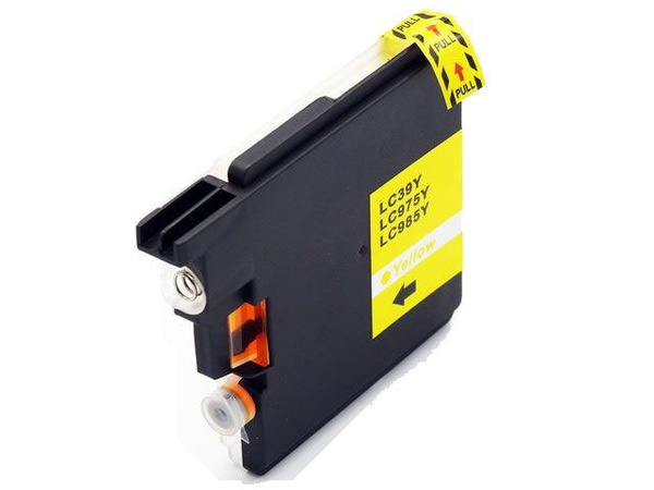 Zgodny z Brother LC985 25ml Yellow tusz do Brother DCP-J125 DCP-J315W DCP-J140W DCP-J515W DDPrint Nowy
