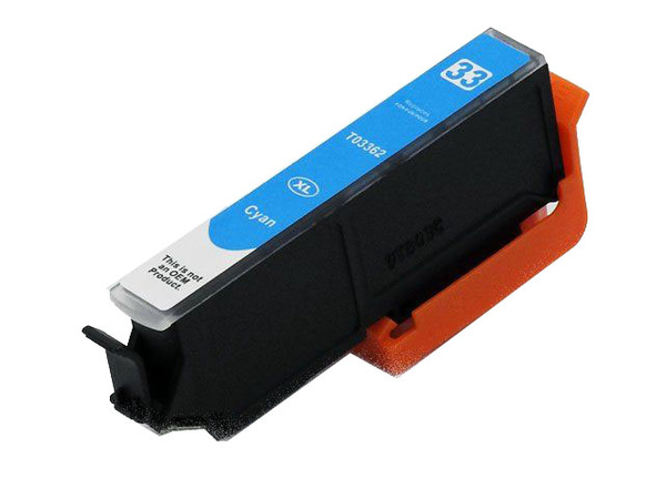 Tusz T3362 33XL Cyan do drukarek Epson Expression Premium XP530 / XP630 – zamiennik DDPrint – 16 ml
