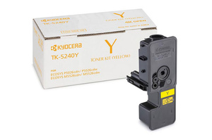 Kyocera TK5240Y, TK-5240Y, 1T02R7ANL0 3k Yellow do Kyocera Ecosys M5526cdn, M5526cdw, P5026cdn, P5026cdw Toner Oryginalny