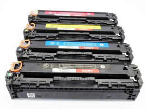 Toner CF210A / CF211A / CF212A / CF213A CMYK do drukarek HP LaserJet Pro M251 / M276 – zamiennik DDPrint – komplet