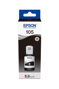 Epson 105 (T00Q1, C13T00Q140) 8k Black do Epson EcoTank ET-7700, ET-7750, L7160, L7180 Tusz Oryginalny
