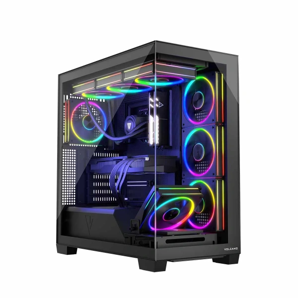 Gamingowy MODECOM Volcano Stellar ARGB MIDI 5F Tower AMD Ryzen 5 5600 3,5 GHz / 16 GB / 2 TB SSD / Win 11 + Nvidia GeForce RTX 5060 Ti [16 GB]