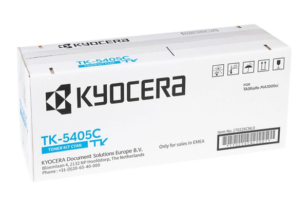 Kyocera TK5405C, TK-5405C, 1T02Z6CNL0 10k Cyan do Kyocera TASKalfa MA3500ci Toner Oryginalny