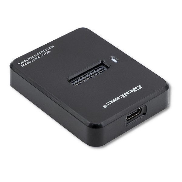 Stacja dokująca Qoltec 50313 do dysków SSD M.2/SATA/NGFF PCIE/NVMe, USB 3.1
