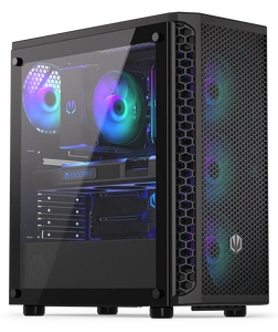 Nowy gamingowy Endorfy Signum 300 ARGB Tower AMD Ryzen 5 5600 3,5 GHz / 32 GB / 960 SSD / Win 11 + GeForce RTX 3050 [6 GB]