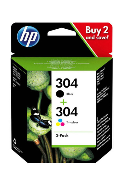 HP 304 (3JB05AE) 120/100 str CMYK do HP DeskJet 2620 2630 3720 3730 3750 3760 3762 ENVY 5020 5030 Tusze Oryginalne