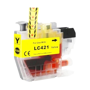 Tusz LC421Y 8ml Yellow do Brother DCP-J1050 DCP-J1140 MFC-J1010 DDPrint Nowy