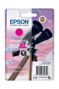 Epson 502XL (T02W3, C13T02W34010) 0,47k Magenta do Epson Expression Home XP-5100, XP-5105, XP-5115, XP-5150, XP-5155 WF-2860DWF, WF-2865DWF, WF-2880DWF, WF-2885DWF Tusz Oryginalny
