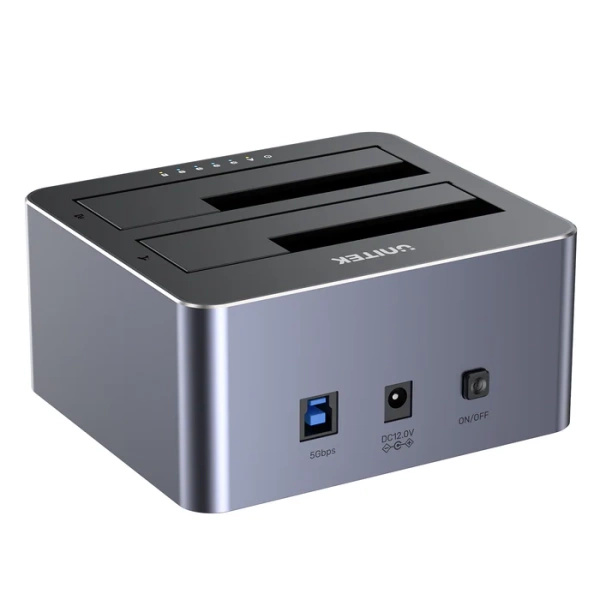 Stacja dokująca UNITEK Y-3026GY01-EU 2 x SATA III | USB 3.1 | KLONOWANIE DYSKÓW