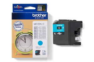 Brother LC125XLC, LC-125XLC 1,2k Cyan do Brother DCP-J4110 MFC-J4310 MFC-J4410 MFC-J4510 MFC-J4610 Tusz Oryginalny