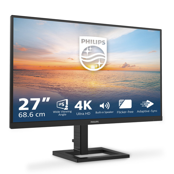Powystawowy Philips 27E1N1800AE 4K UHD z głośnikami