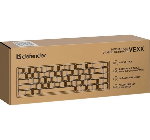 Klawiatura mechaniczna Defender Vexx GK-084 RGB