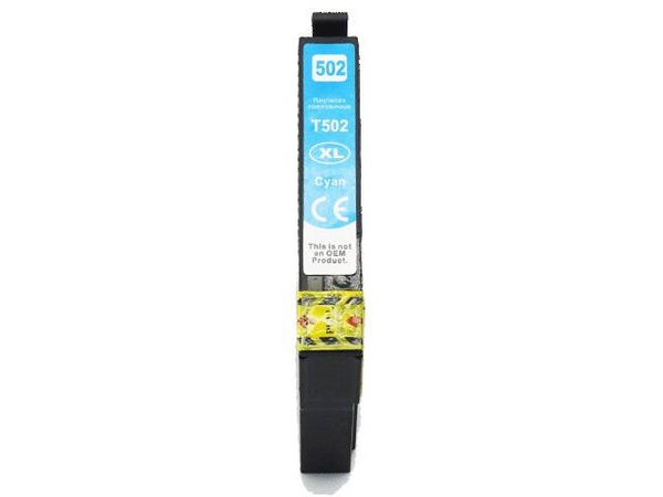 Tusz T502XL Cyan do drukarek Epson Expression Home / WorkForce – zamiennik DDPrint – 14 ml
