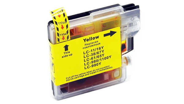 Tusz LC1100Y Yellow do drukarek Brother DCP-145C / DCP-165C – zamiennik DDPrint – 20 ml