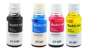 Zestaw tuszy GT51XL + GT52 CMYK do drukarek HP Ink Tank / Smart Tank – zamiennik DDPrint – 90 ml
