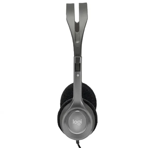 Słuchawki nauszne przewodowe Logitech H110 z mikrofonem