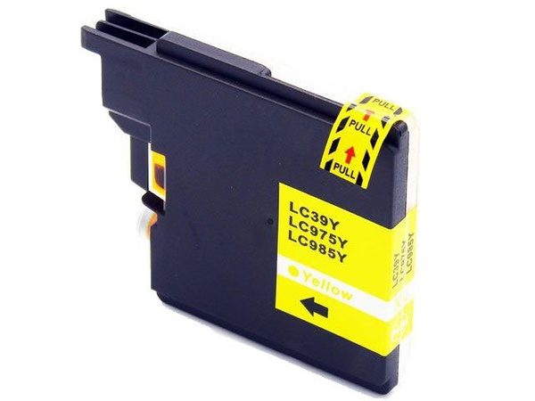 Zgodny z Brother LC985 25ml Yellow tusz do Brother DCP-J125 DCP-J315W DCP-J140W DCP-J515W DDPrint Nowy