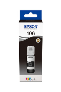 Epson 106 (T00R1, C13T00R140) 8k Photo Black do Epson EcoTank ET-7700, ET-7750, L7160, L7180 Tusz Oryginalny