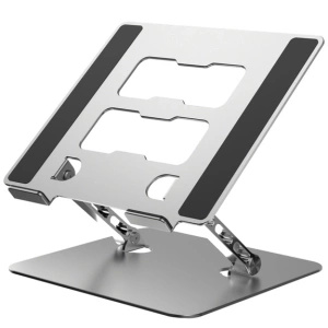 Regulowana aluminiowa podstawka pod laptop ART P10 / 10"-17,3"