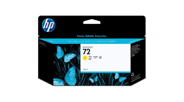 Oryginalny Tusz Yellow HP 72 (C9373A)