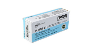 Epson PJIC7, C13S020689 31,5ml Light Cyan do Epson Discproducer PP100 PP50 Tusz Oryginalny