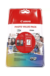 Oryginalny Tusz CMYK Canon PG-540L, PG540L, CL-541XL, CL541XL (5224B012AA, 5224B007)