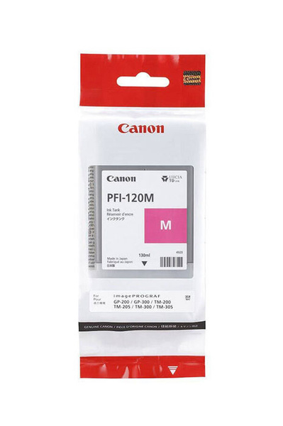 Canon PFI-120M, PFI120M (2887C001) 120ml Magenta do Canon TM200, TM300, TM205 Tusz Oryginalny