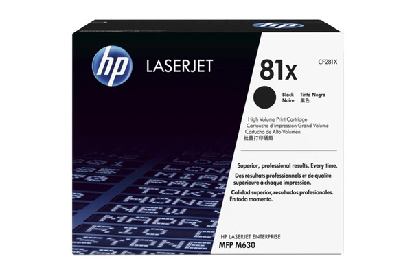 HP 81X CF281X 25k Black do HP LaserJet Enterprise M605 M606 M630 Toner Oryginalny