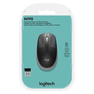 Mysz bezprzewodowa Logitech M190 szary