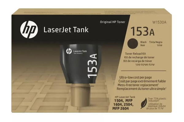 HP 153A W1530A 2,5k Black do HP LaserJet Tank 1504 1604 2504 2604 Toner Oryginalny