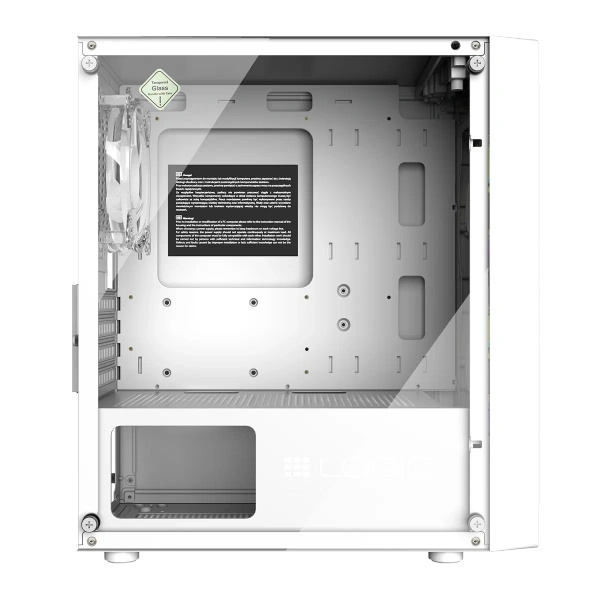 Nowy gamingowy Logic Aramis biały ARGB MINI AMD Ryzen 5 9500F / 16 GB / 2 TB SSD / Win 11 + Nvidia RTX 5060 Ti [16 GB]