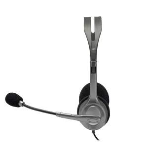 Słuchawki nauszne przewodowe Logitech H110 z mikrofonem