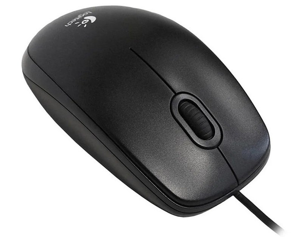 Mysz optyczna przewodowa Logitech B100 (USB)