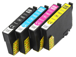 Zestaw tuszy 603XL CMYK do drukarek Epson XP-2100 / XP-3100 / WF-2830 – zamiennik DDPrint – komplet 4 kolory