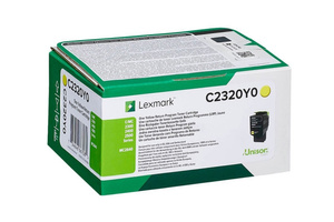 Lexmark C2320Y0 1k Yellow do Lexmark C2325 C2425 C2535 MC2325 MC2425 MC2535 MC2640 Toner Oryginalny