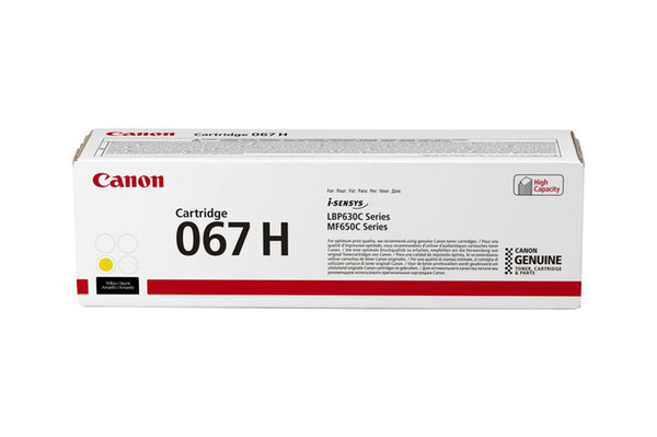 Canon CRG067H, CRG-067H, 5103C002 2,35k Yellow do Canon MF657Cdw MF655Cw MF655Cdw MF651Cw Toner Oryginalny