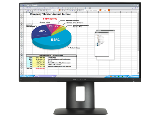 Monitor HP Z24n – 24″ IPS, 1920×1200, łączność DP/HDMI/USB‑C - Poleasingowy