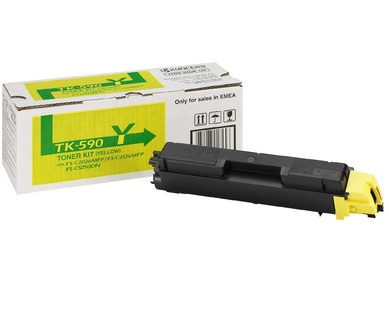 Oryginalny Toner TK-590Y do Kyocera 5k Yellow 