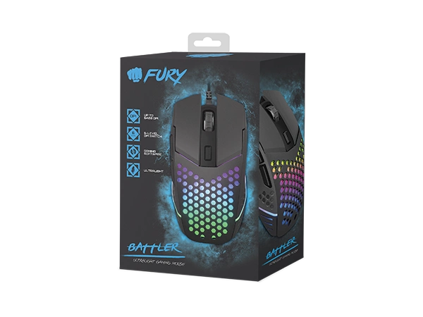 Mysz optyczna przewodowa Fury Battler NFU-1654