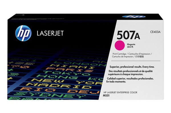 HP 507A CE403A 6k Magenta do HP LaserJet M551 M575 M570 Toner Oryginalny
