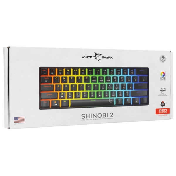 Klawiatura mechaniczna WhiteShark Shinobi-2 GK-004111