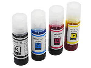 Zestaw tuszy 103 CMYK do drukarek Epson EcoTank L3110 / L3150 / L3250 – zamiennik DDPrint – komplet 4 kolory