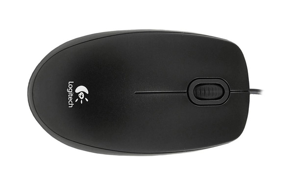 Mysz optyczna przewodowa Logitech B100 (USB)