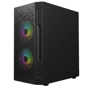 Nowy gamingowy Logic Aramis czarny ARGB MINI AMD Ryzen 7 7700 3,8 GHz / 32 GB / 960 SSD / Win 11 + Nvidia RTX 5060 [8 GB]