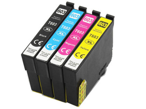 Zestaw tuszy 603XL CMYK do drukarek Epson XP-2100 / XP-3100 / WF-2830 – zamiennik DDPrint – komplet 4 kolory