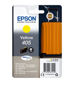 Oryginalny Epson Tusz 405 T05G4 Yellow 5,4ml do Epson WF3820 WF3825 WF4820 WF4825 WF4830 WF7830 WF7835 WF7840